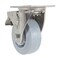 Vestil Thermoplastic Rubber Swivel With Total Brake Caster 5 In. Diameter x 2 In. Width 500 lb Gray CST-E-SS-5X2TPR-SWTB - alternate 4